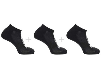 Meias Salomon Everyday Low 3 Pares Preto