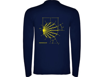 Camiseta de manga comprida Marine Road Sketch