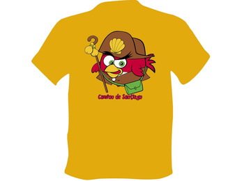Camiseta infantil Angry Birds - Camino de Santiago