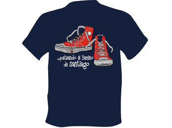 Camiseta Chutando a Camino de Santiago