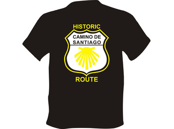 Camiseta da Rota Histórica do Caminho de Santiago