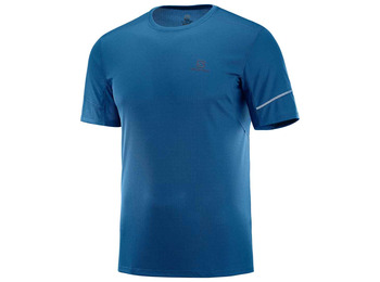 Salomon Agile SS Tee Camiseta Cobalto