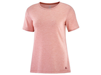 Camiseta Salomon Essencial Manga Curta Camiseta W Rosa