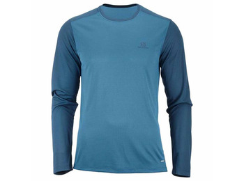 Salomon Stroll LS Tee Camiseta azul