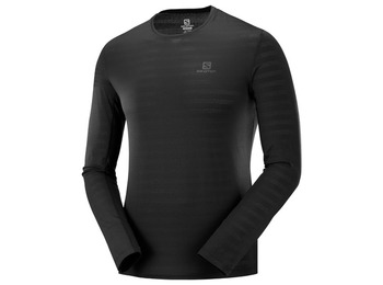 Camiseta Salomon XA LS Tee M Preto