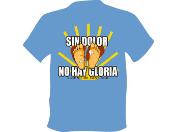 Sem dor, sem Glory Blue T-Shirt