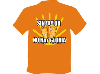 Sem dor, sem Glory Orange T-Shirt