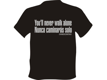 Você nunca andará sozinho Camiseta- Você nunca andará sozinho