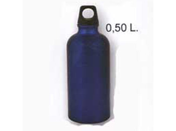 Cantina de alumínio azul de 0,5 litro