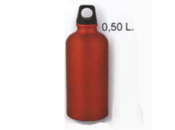 Cantina de alumínio 0,5 litros vermelho