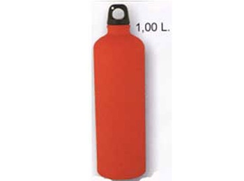 Cantina Alumínio Fosco 1 Litro Vermelho