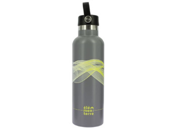 Cantimplora Isotérmica Elementerre Kukumber 750 ml Gris/Amarillo