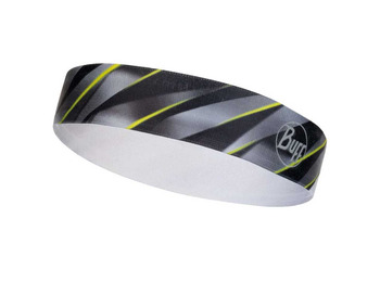 Love ancha Buff Wide Hairband Gris / Lima