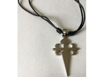 Cruz de Santiago pingente de metal
