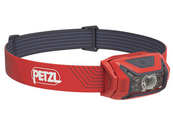 Farol Petzl Actik 450 lumens Rojo
