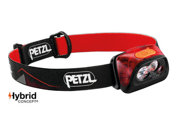 Front Petzl Actik Core 450 Lumens Vermelho