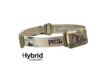 Front Petzl Tactikka 200 LM Camuflagem Verde