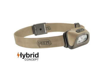 Petzl Tactikka frontal + 250 lm. Verde kaki