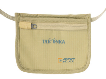 Estojo de bolso RFID Tatonka Skin ID Verde kaki