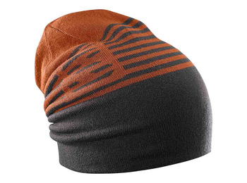 Salomon Flatspin reversível gorro ocre / preto Naranja teja