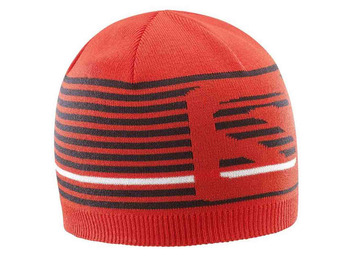 Boné Salomon Flatspin Short Beanie Vermelho / Preto
