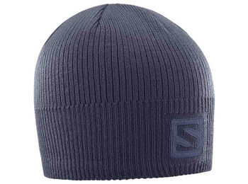 Salomon Logo Beanie Antracite
