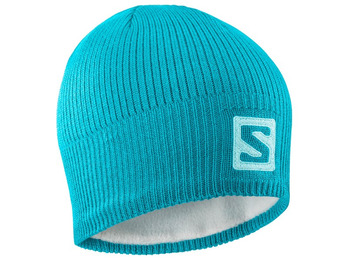 Gorro com o logotipo da Salomon azul celeste