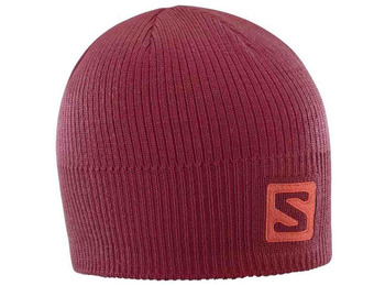 Boné Salomon Logo Gorro Vivid Garnet