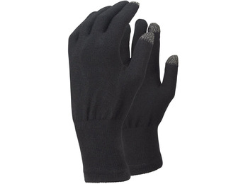 Luva Trekmates Merino Touch preta