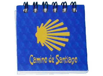 Ímã de caderno estrela Caminho de Santiago