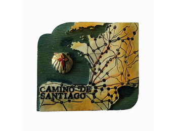 Mapa do Magnet Camino de Santiago