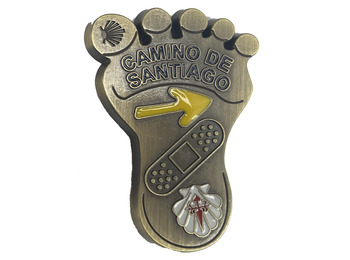 Placa de pé ímã Camino de Santiago