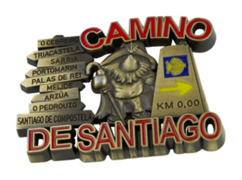 Magnet Chapa Pueblos Caminho de Santiago