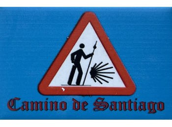 Emblema magnético Sinal de peregrino