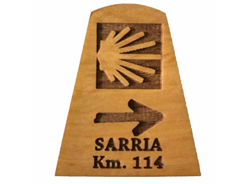 Madeira Magnética Mojón Sarria Km.114