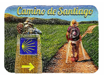 Ímã de paisagem Caminho de Santiago MyL