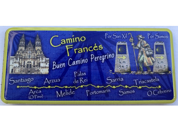 Magnet Towns Way Francês ou Cebreiro-Santiago
