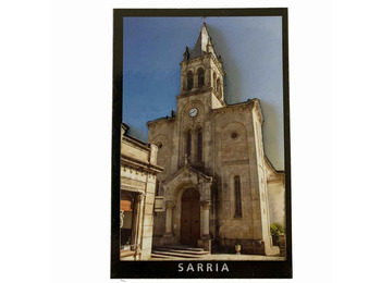 Igreja Magnet Wood Relief Santa Marina Sarria