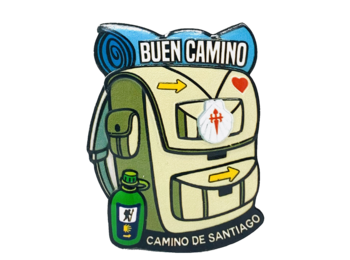 Mochila Magnética Resina 3D Camino de Santiago