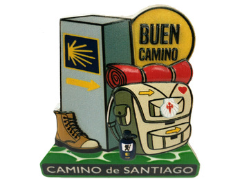 Mochila de resina Cairn Magnet Buen Camino