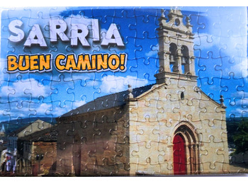 Ímã de quebra-cabeça Sarria Buen Camino
