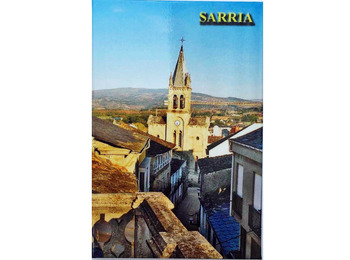 Sarria Magnet Igreja de Santa Marina 5,4 x 8 cm