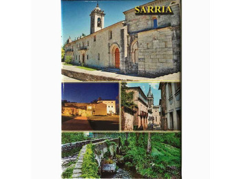 Ímã Sarria multivista vertical 5,4 x 8 cm