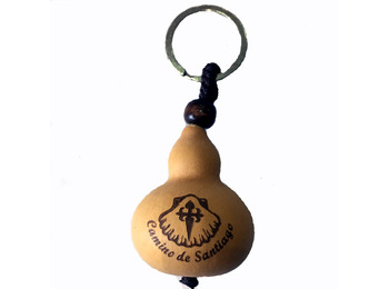Chaveiro pequeno de abóbora Camino de Santiago