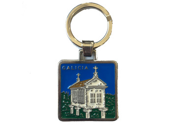 Chaveiro de Metal Hórreo Galicia