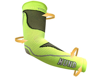 DTC Mund semicompressivo manguitos amarelo-limão verde