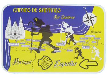 Toalha de mesa individual Camino de Santiago