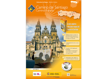 Mapa do Caminho de Santiago por etapas