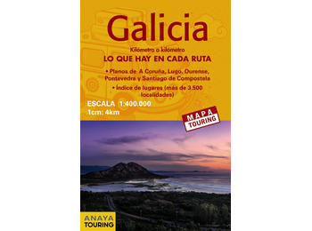 Roteiro desdobrável Galiza - Anaya