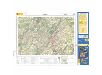 Sarria 124-1 Mapa Escala 1:25.000 IGN